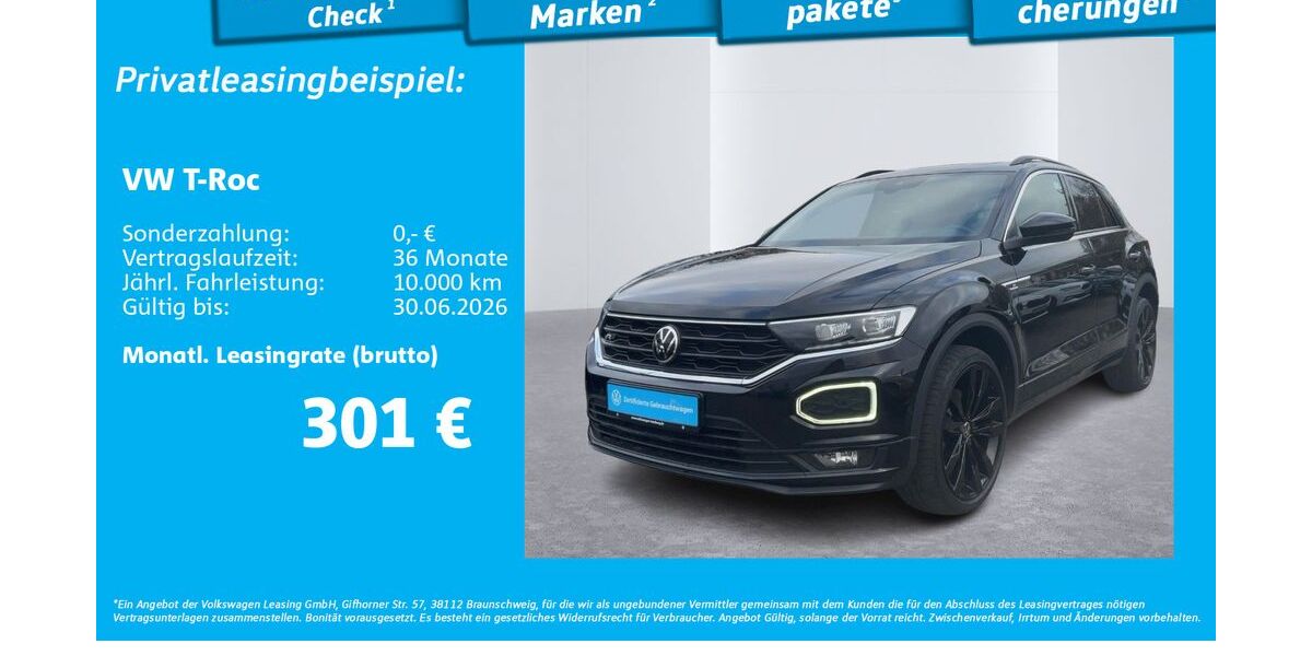 VW T-Roc 48.219 km 27.450 &euro; Hamburg 22111