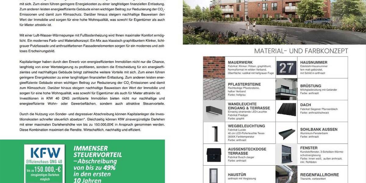 Etagenwohnung Horneburg - 2 Zimmer, 54 m&sup2;, 275.800&euro; | Angebot:25689044