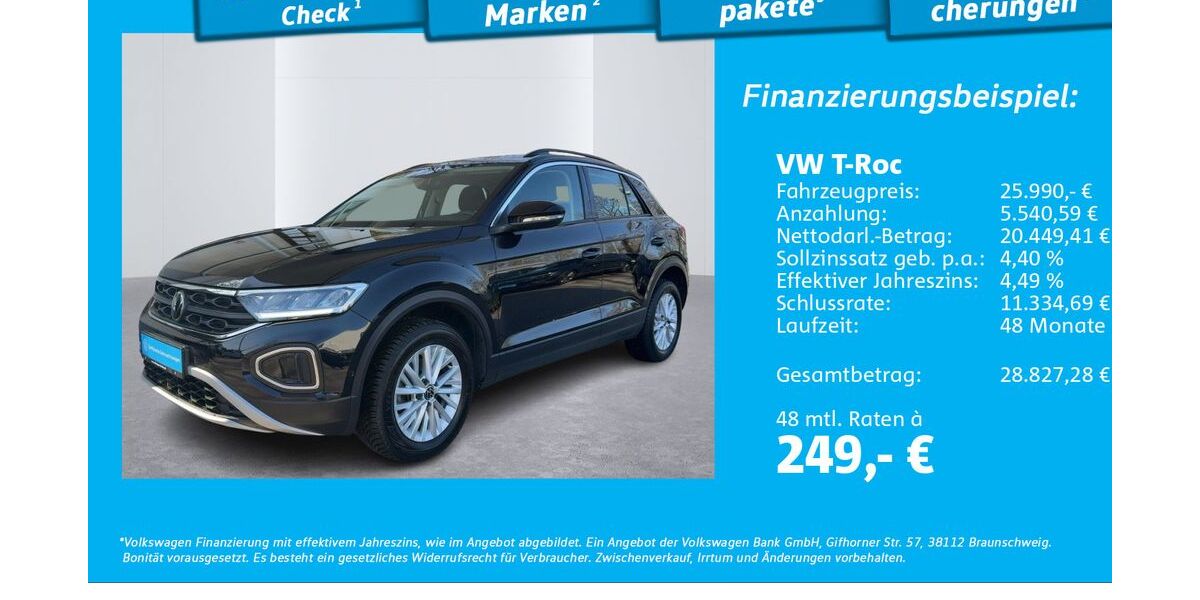 VW T-Roc 18.641 km 25.990 &euro; Glinde 21509