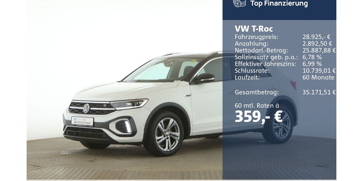 VW T-Roc 55.464 km 28.925 &euro; Buchholz 21244