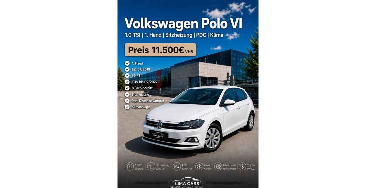 VW Polo 75.422 km 10.999 &euro; Barsbüttel 22885