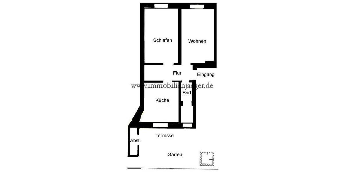 Etagenwohnung Hamburg Ottensen - 2 Zimmer, 48 m&sup2;, 1.071&euro; | Angebot:26909880