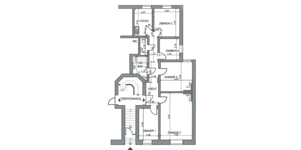 Etagenwohnung Hamburg Altstadt - 4 Zimmer, 101 m&sup2;, 1.632&euro; | Angebot:26148035