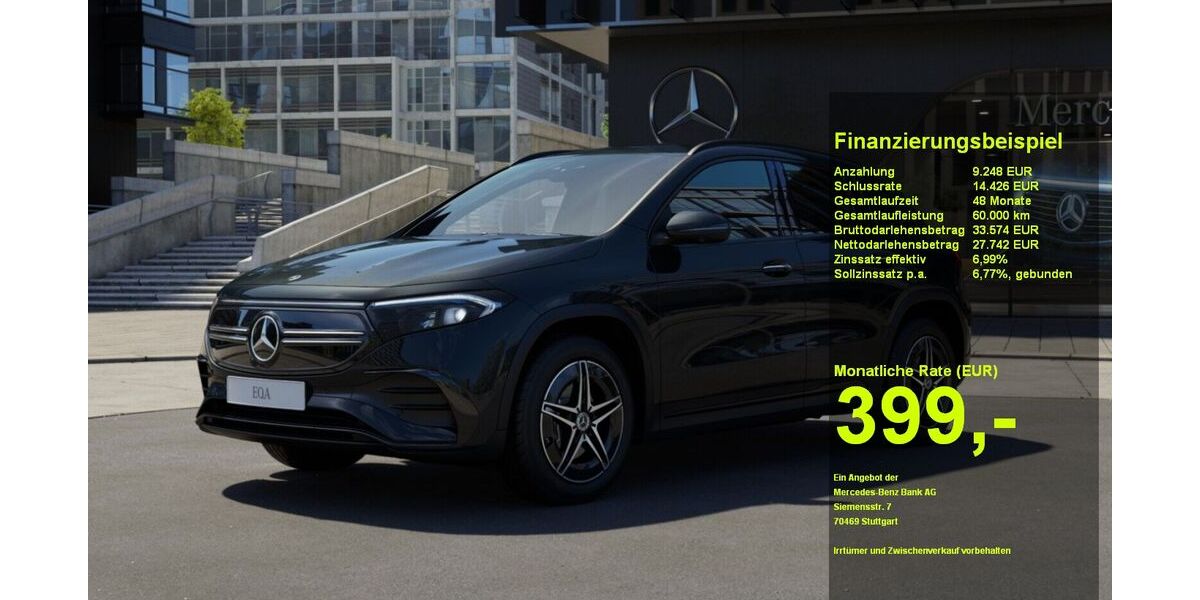 Mercedes-Benz EQA 3.328 km 36.999 &euro; Hamburg 21079