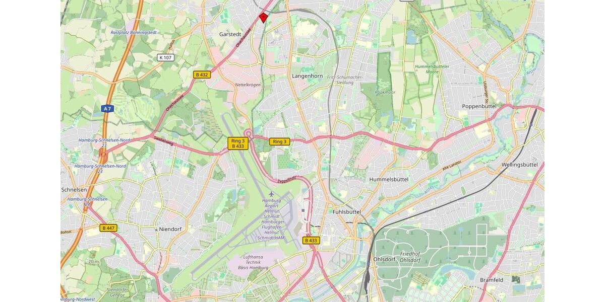 Dachgeschoßwohnung Norderstedt Garstedt - 1 Zimmer, 16 m&sup2;, 72.500&euro; | Angebot:26095201