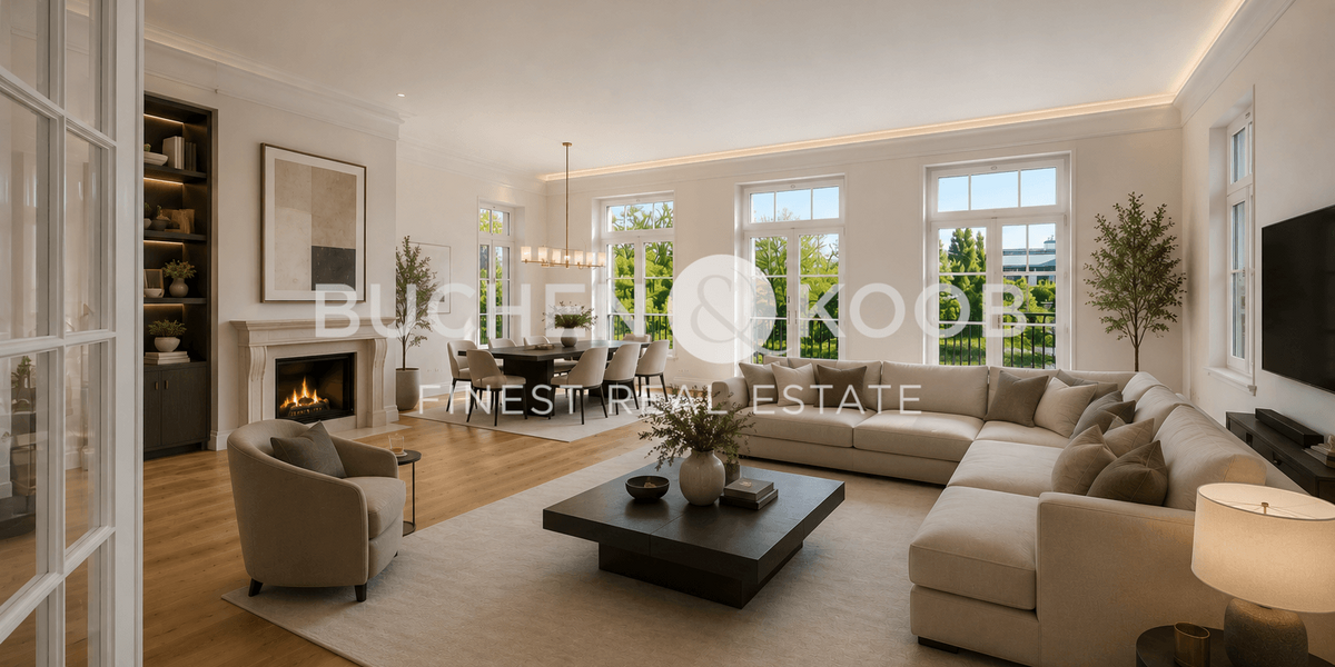Etagenwohnung Hamburg Harvestehude - 3 Zimmer, 206 m&sup2;, 4.340.000&euro; | Angebot:26867662