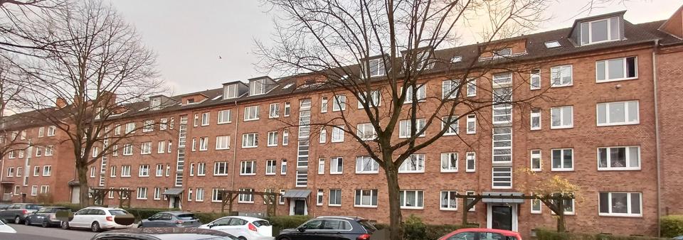 Hochparterre in Eilbek: Südterrasse, 3 Zimmer, Carport 3 zimmer