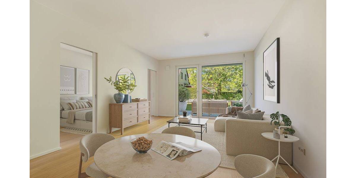 Terrassenwohnung Hamburg Sasel - 2 Zimmer, 51 m&sup2;, 389.000&euro; | Angebot:26541295