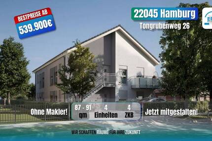 Wohnung Hamburg Tonndorf - 4 Zimmer, 549.900&euro; | Angebot:26695787
