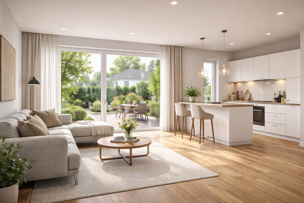 Sasel . Exklusives KfW55 Stadthaus mit Wärmepumpe in Bestlage 5 zimmer