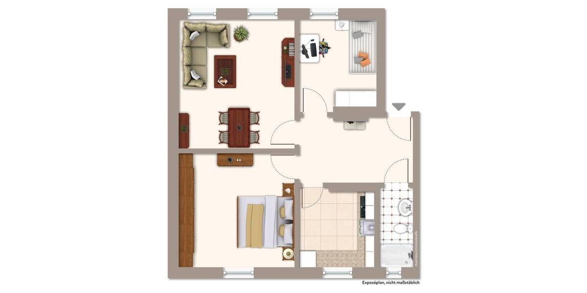 Etagenwohnung Hamburg Borgfelde - 3 Zimmer, 68 m&sup2;, 225.000&euro; | Angebot:26174982