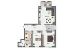 Etagenwohnung Norderstedt Garstedt - 3 Zimmer, 76 m&sup2;, 249.000&euro; | Angebot:26017784