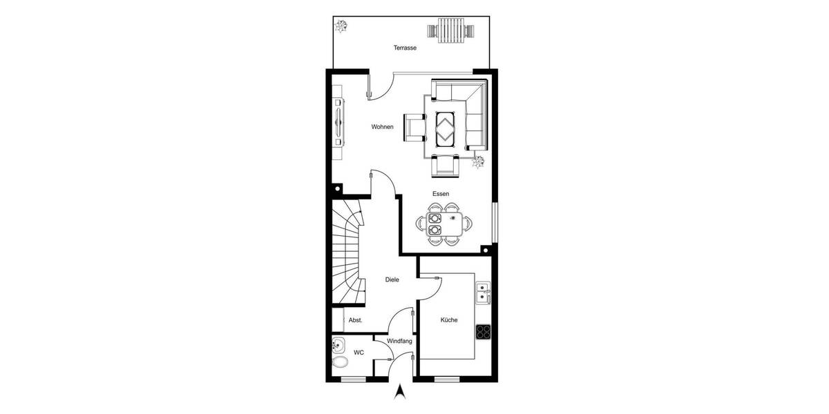 Reihenendhaus Hamburg Billstedt - 5 Zimmer, 122 m&sup2;, 485.000&euro; | Angebot:26388754