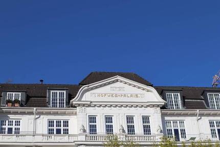 Hofweg Palais - Altbau ETW im Erdgeschoss mit sonnigem Garten und Terrasse