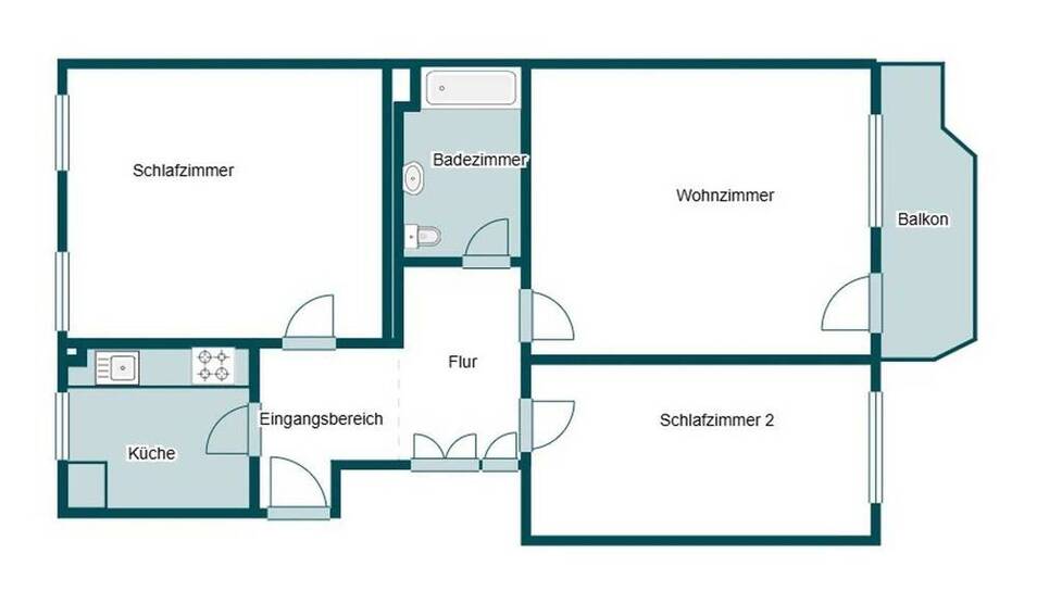 Ruhig & urban - hier passt Alles! 3-Zi.-Etagenwohnung mit Balkon, eigenem TG-Stellplatz und Aufzug