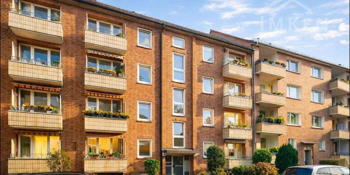 Etagenwohnung Hamburg Hamm - 2 Zimmer, 60 m&sup2;, 378.000&euro; | Angebot:25678890