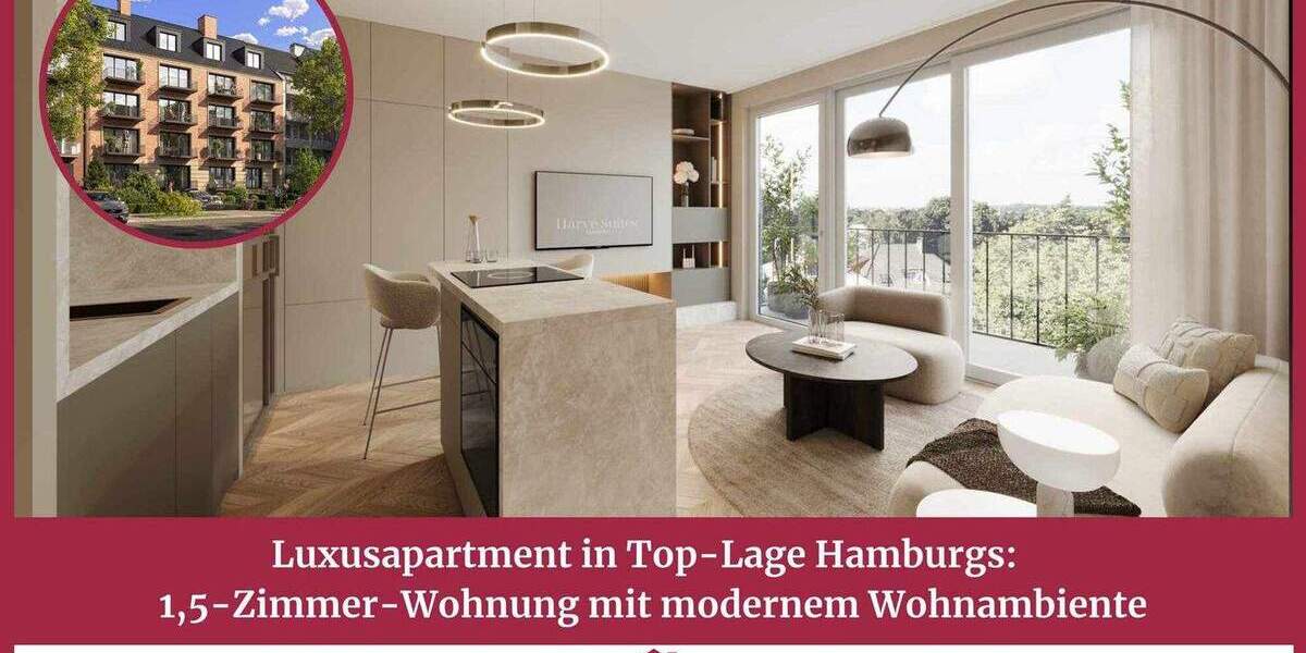 Etagenwohnung Hamburg Harvestehude - 1 Zimmer, 35 m&sup2;, 499.000&euro; | Angebot:25864787