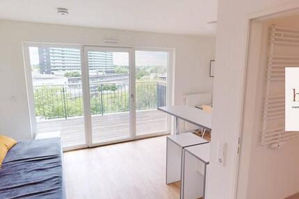 KOMFORT UND STIL: Möbliertes 1-Zimmer-Studentenapartment mit DACHTERRASSE und ALL-IN-MIETE in Ottensen 1 zimmer