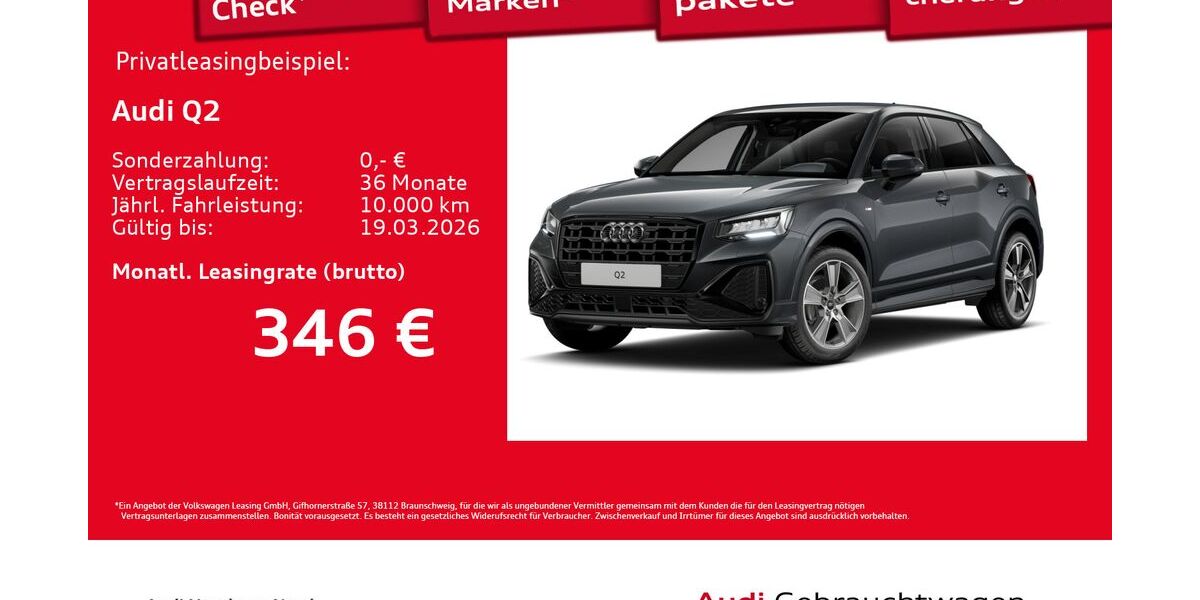 Audi Q2 4.414 km 33.880 &euro; Hamburg 22419