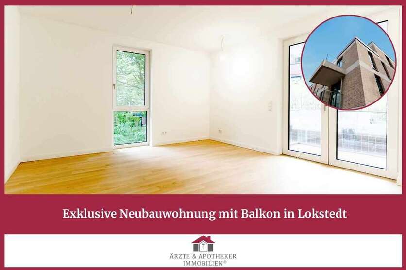 Wohnung zum Mieten in Hamburg Lokstedt 1.430 € 56.9 m²