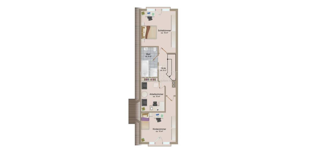 Doppelhaushälfte Hamburg-Sasel Poppenbüttel - 5 Zimmer, 125 m&sup2;, 780.000&euro; | Angebot:26730949