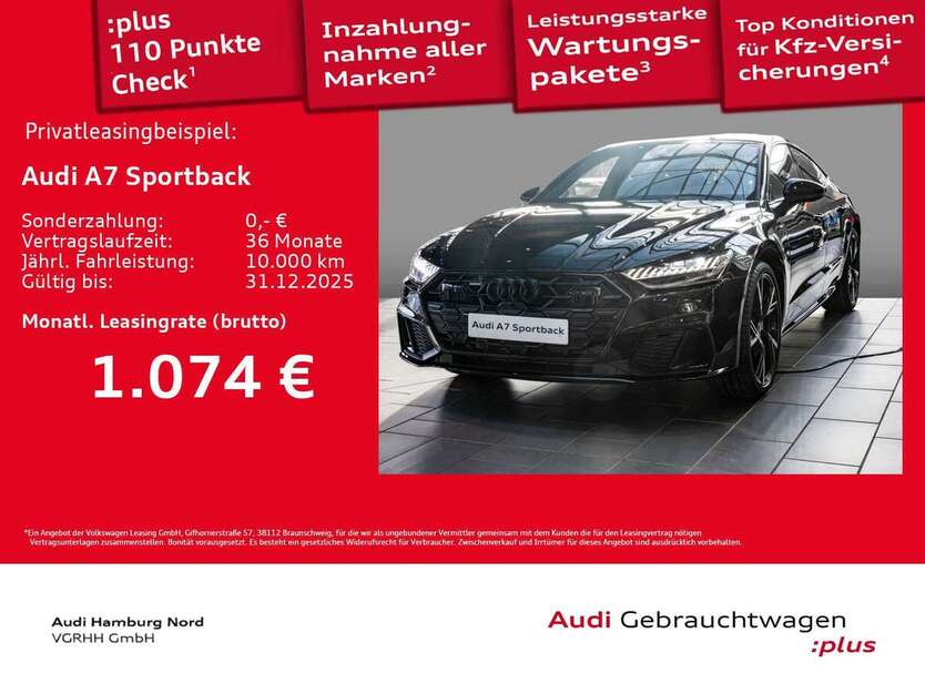 Audi A7 1.890 km 76.791 € Hamburg 22419
