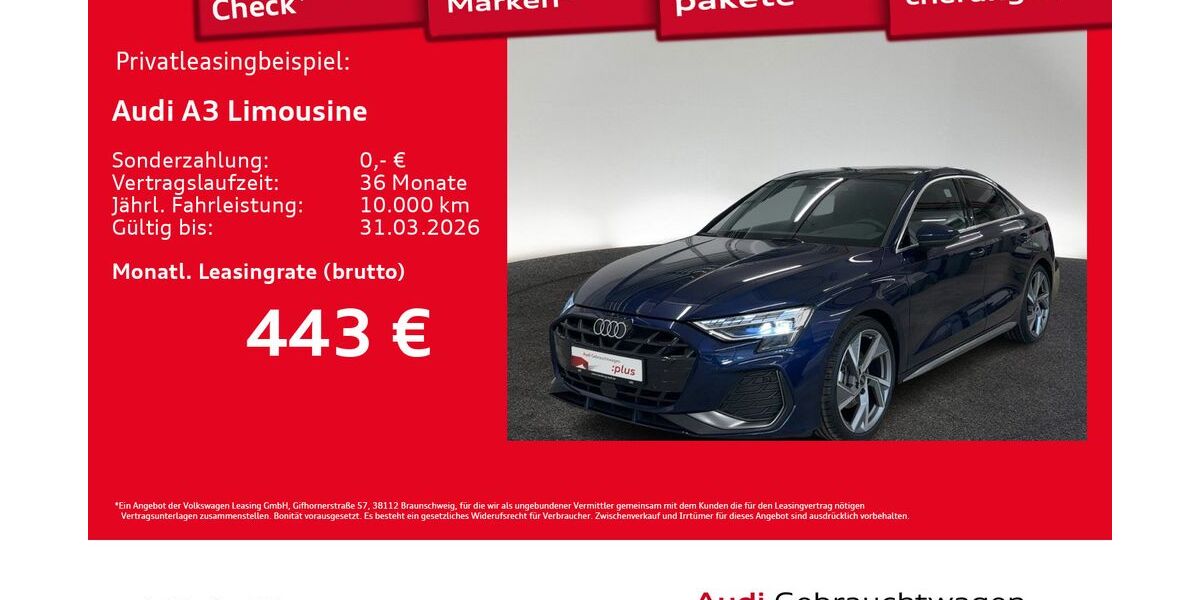 Audi A3 8.727 km 40.760 &euro; Hamburg 20537