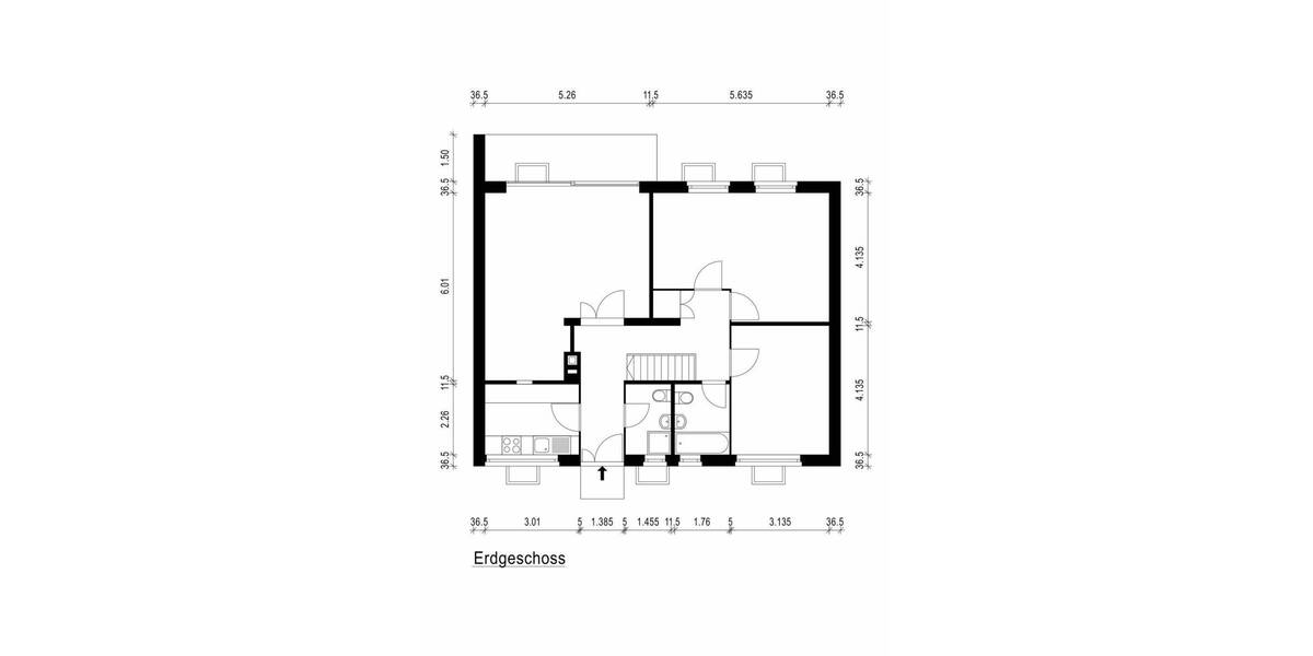 Bungalow Hamburg Rahlstedt - 3 Zimmer, 83 m&sup2;, 389.000&euro; | Angebot:26155032