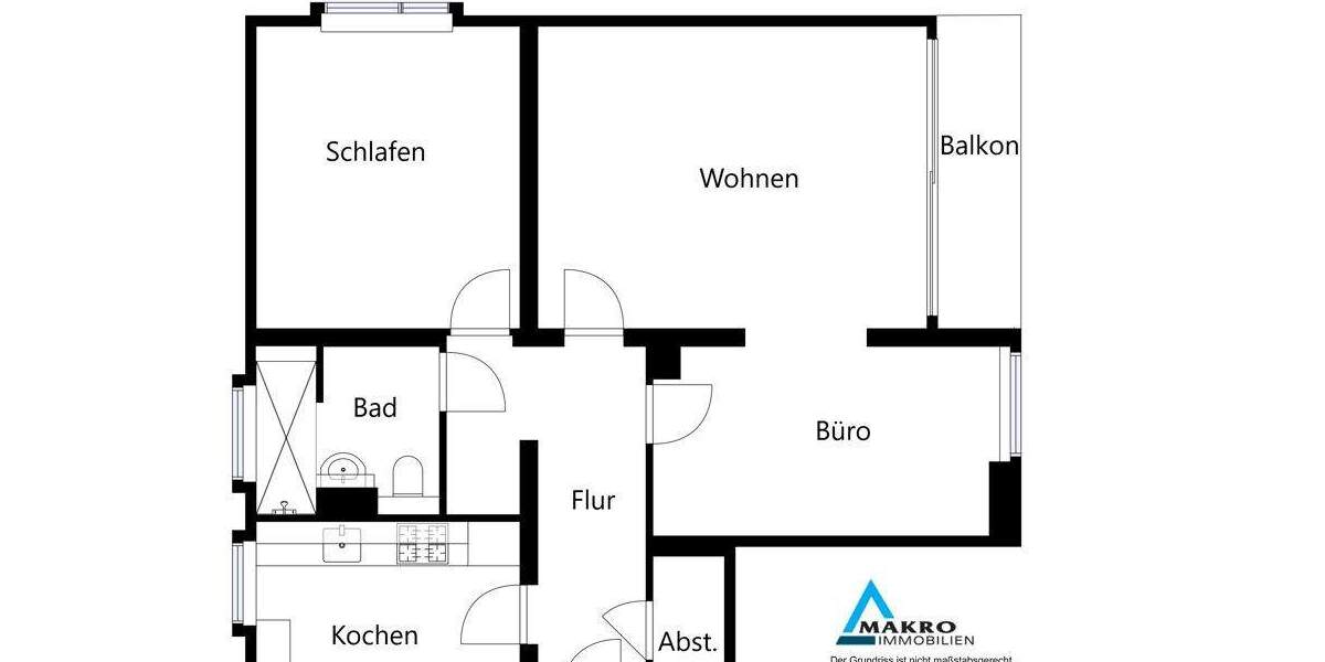 3D VIRTUAL TOUR - Vermietete 3-Zimmer-Wohnung mit Außenstellplatz in Pinneberg 3 zimmer