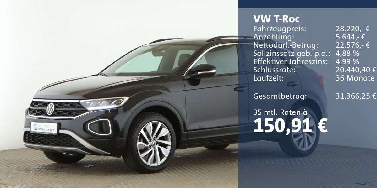 VW T-Roc 15.427 km 28.220 &euro; Buchholz in der Nordheide 21244