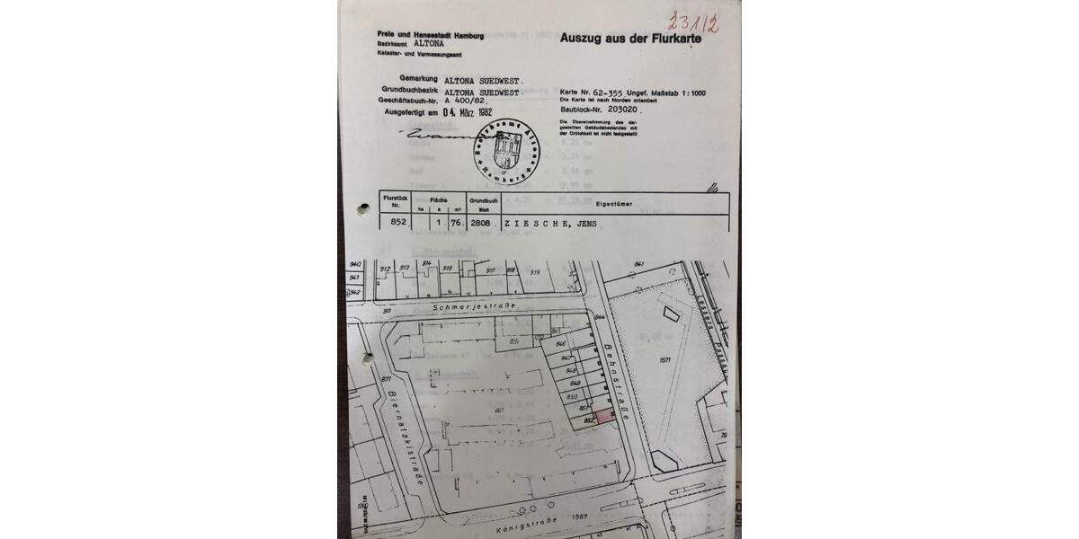 Etagenwohnung Hamburg Altona-Altstadt - 2 Zimmer, 59 m&sup2;, 289.000&euro; | Angebot:26156267