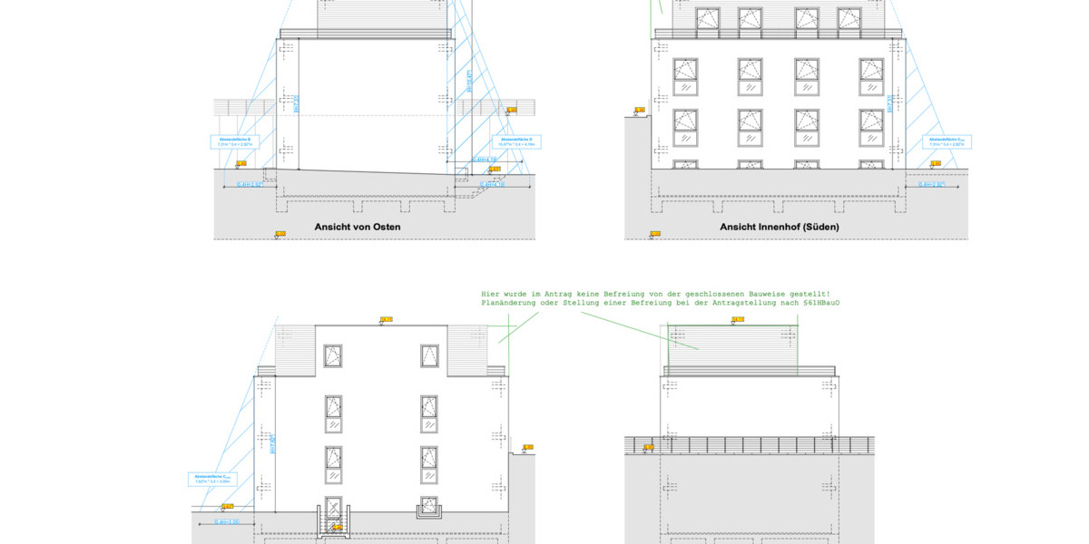 Errichtung einer Beherbergungsstätte (12 Zimmer ) auf dem hinteren Grundstücksteil zimmer