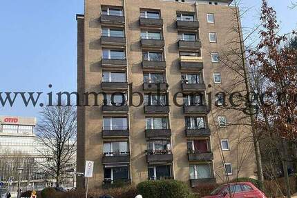 Bramfeld Nähe OTTO-Zentrale -Hochhaus- Neu renoviertes 1-Zimmer-Apartement mit Balkon - Hochparterre 1 zimmer