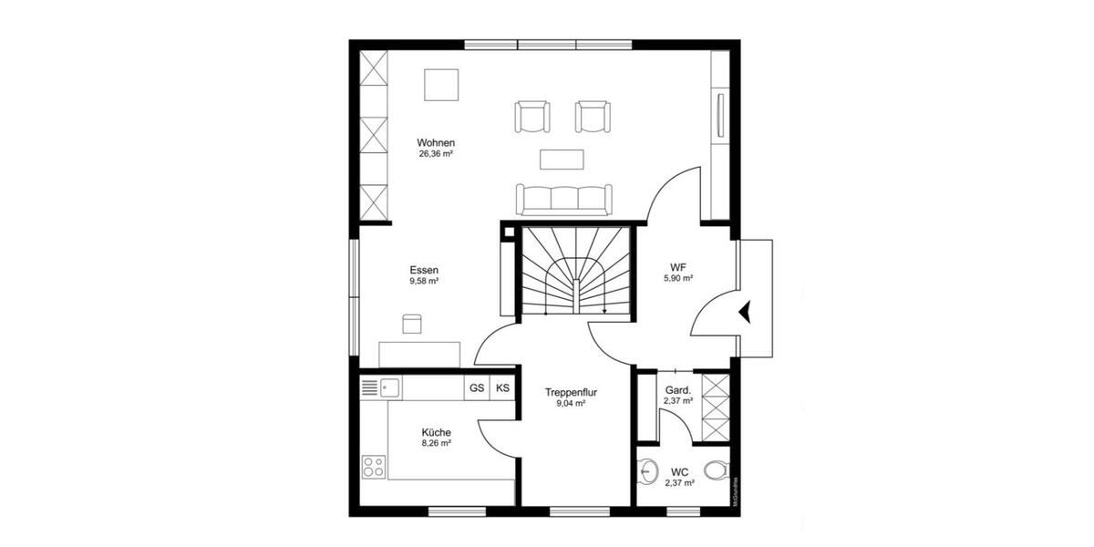 Einfamilienhaus Geesthacht - 4 Zimmer, 122 m&sup2;, 550.000&euro; | Angebot:26986511