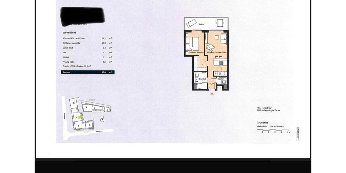 Etagenwohnung Hamburg Sternschanze - 2 Zimmer, 57 m&sup2;, 689.000&euro; | Angebot:26268638