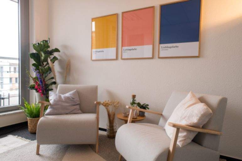 Therapieraum mit eigener Dachterrasse - zentrale Lage in Hamburg zimmer