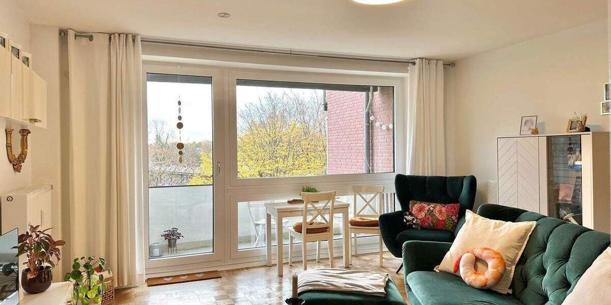 Etagenwohnung Hamburg Lokstedt - 2 Zimmer, 55 m&sup2;, 270.000&euro; | Angebot:25702252