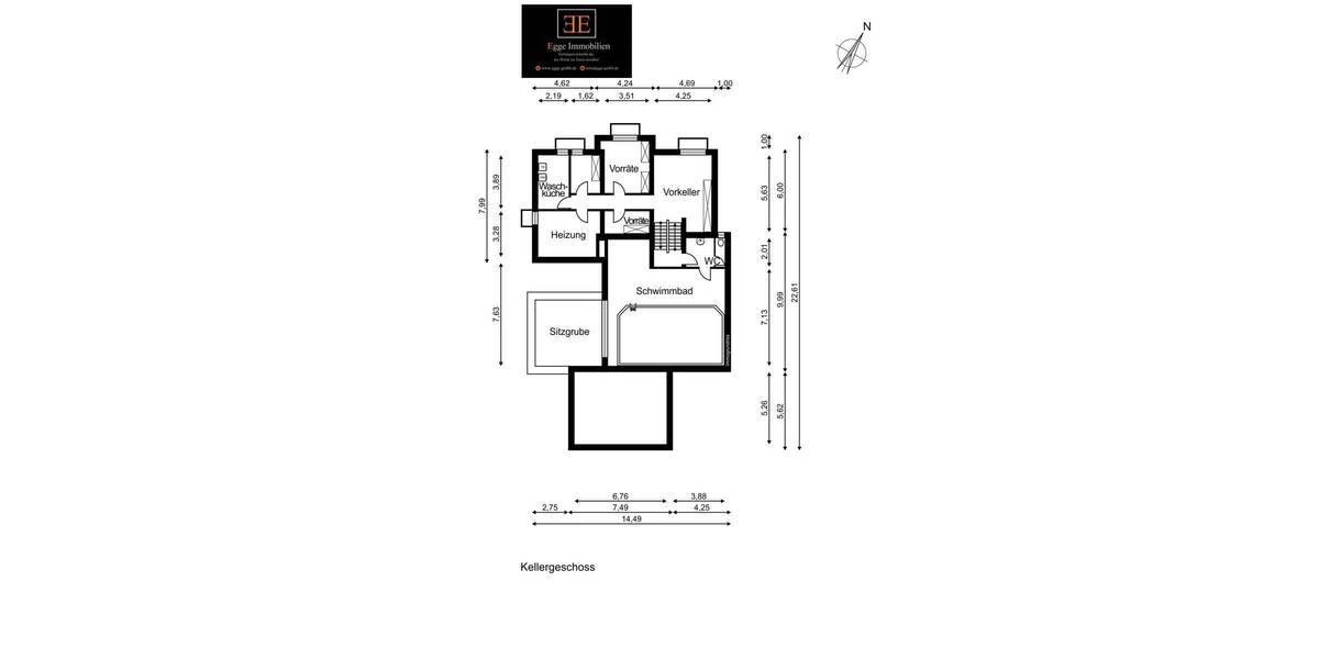 Charakterstarkes Architektenhaus mit Wellnessbereich und Doppelgarage in Hamburg-Volksdorf - Einfamilienhaus Hamburg / Volksdorf Volksdorf | Angebot:26230730