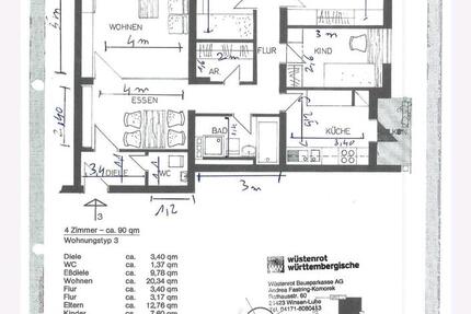 Wohnung Buxtehude - 4 Zimmer, 90 m&sup2;, 187.000&euro; | Angebot:26133458
