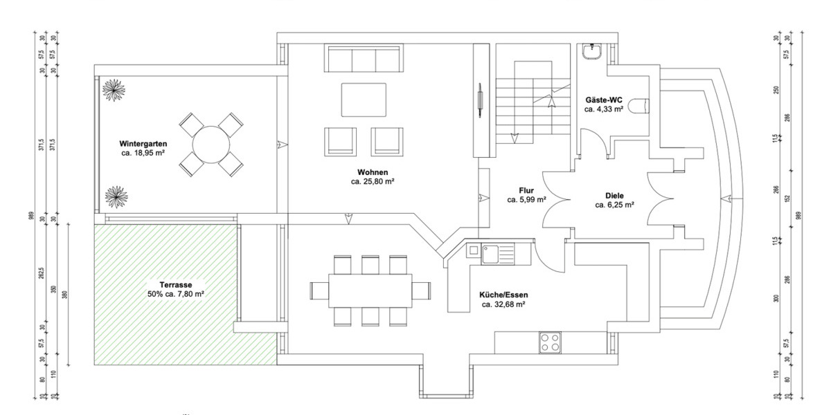 Einfamilienhaus Hamburg Rissen - 6 Zimmer, 225 m&sup2;, 1.390.000&euro; | Angebot:26733008