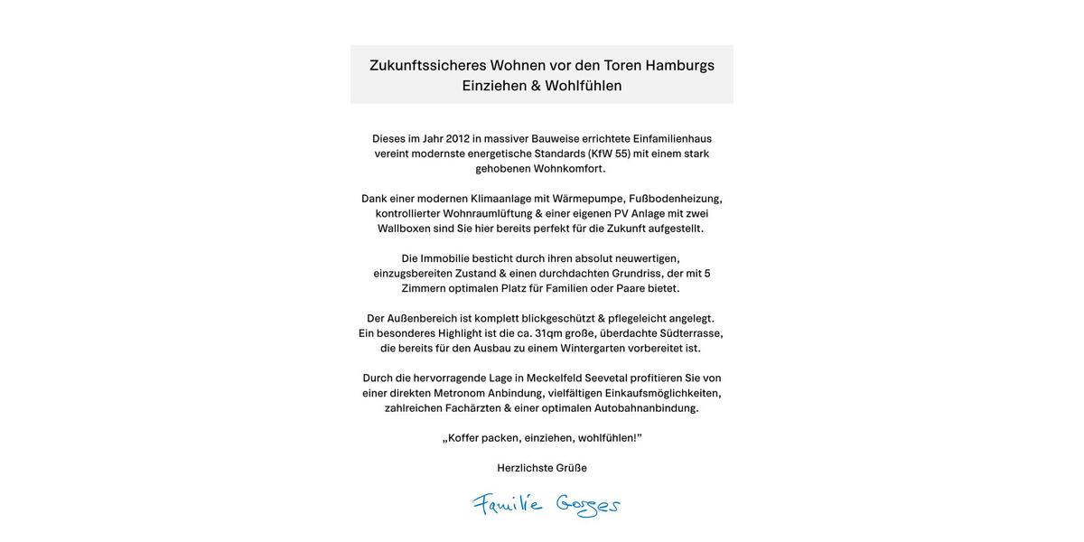 Einfamilienhaus Seevetal Hagolt - 5 Zimmer, 135 m&sup2;, 815.000&euro; | Angebot:26933531