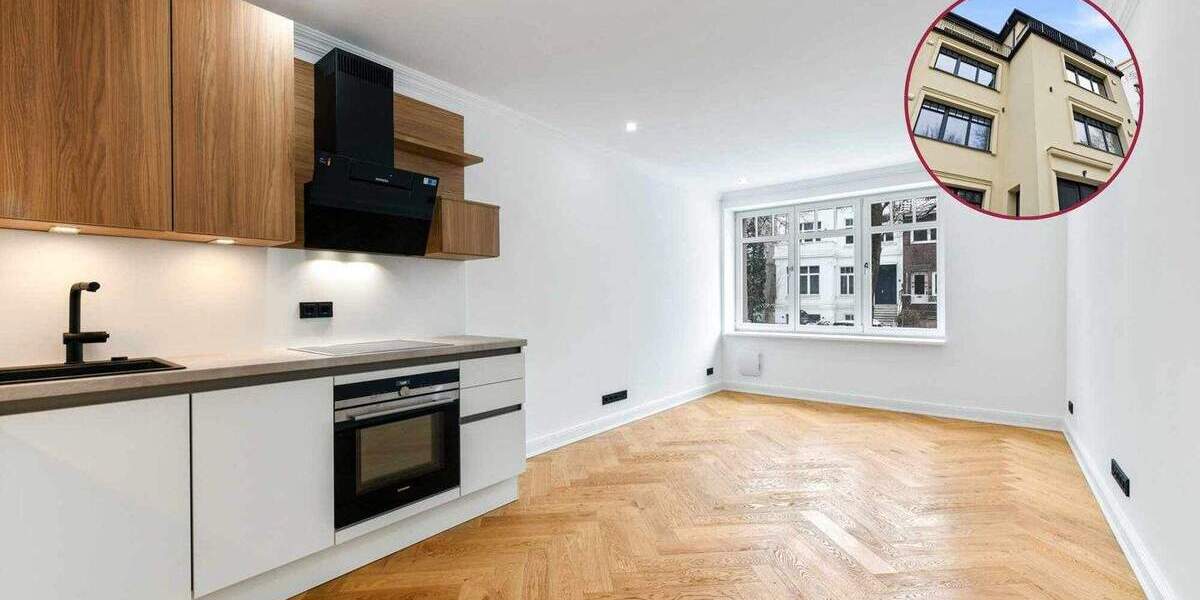 Etagenwohnung Hamburg Winterhude Winterhude - 1 Zimmer, 34 m&sup2;, 429.000&euro; | Angebot:25400846