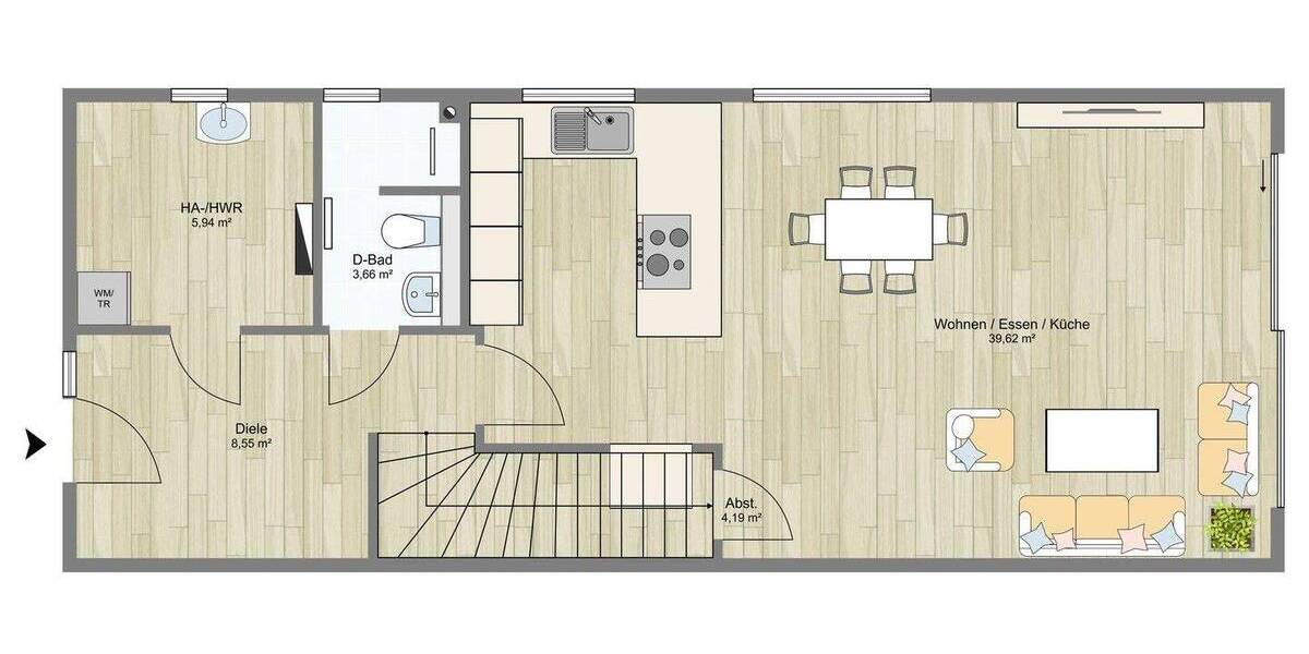 Doppelhaushälfte Hamburg Duvenstedt - 4 Zimmer, 123 m&sup2;, 879.000&euro; | Angebot:26805216