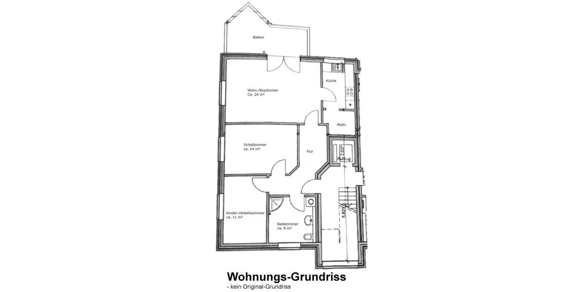 Etagenwohnung Buchholz in der Nordheide Buchholz - 3 Zimmer, 81 m&sup2;, 329.000&euro; | Angebot:26841941