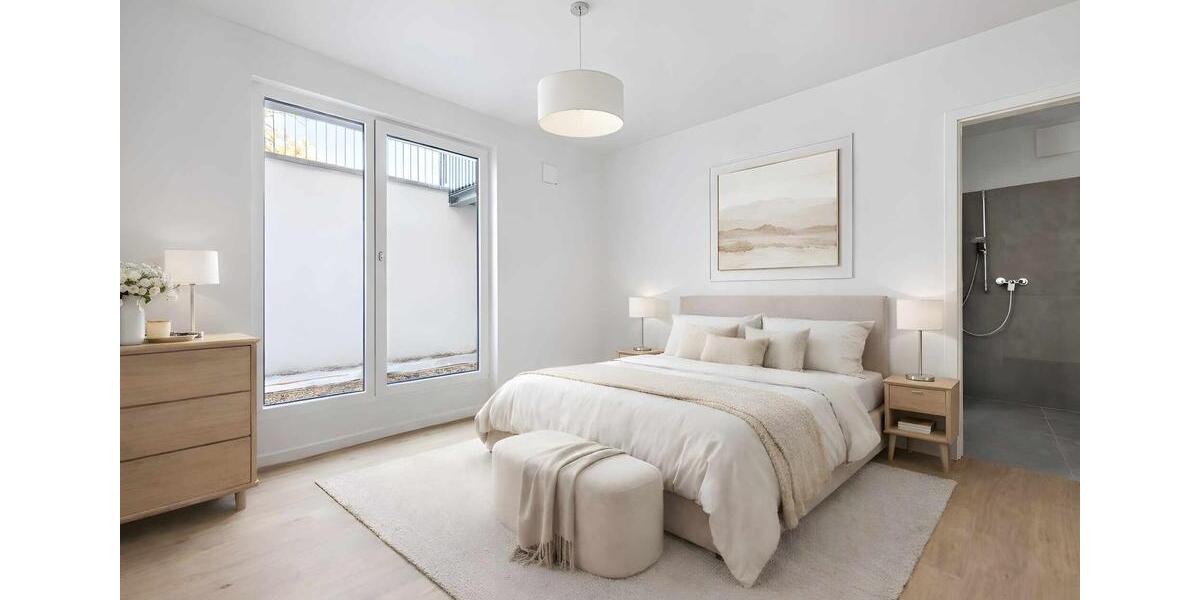 Exklusive Neubauwohnung mit eigenem Garten in Toplage von Poppenbüttel 3 zimmer