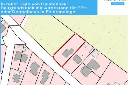 Grundstück zu verkaufen in Halstenbek 455.000 € 853 m² zimmer