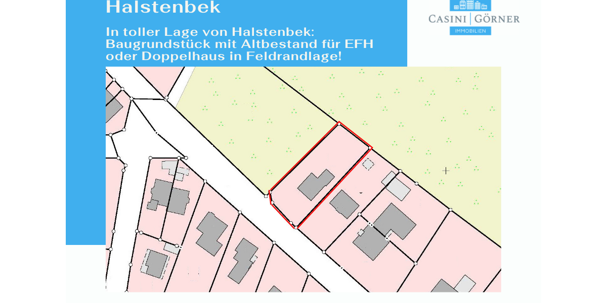 Grundstück zu verkaufen in Halstenbek 455.000 € 853 m² zimmer