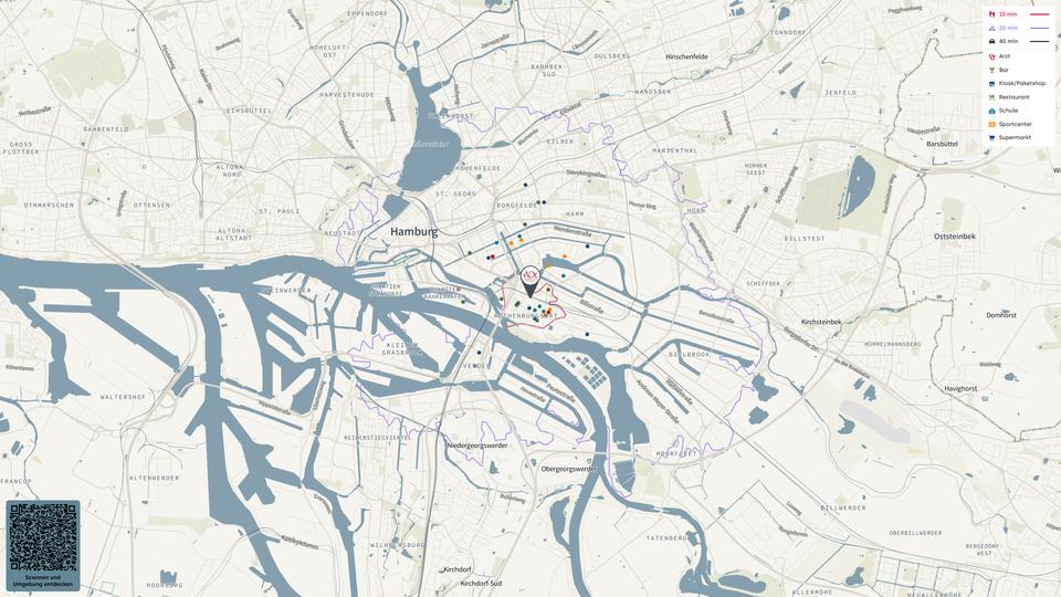 Etagenwohnung Hamburg Rothenburgsort - 1 Zimmer, 21 m&sup2;, 665&euro; | Angebot:26183398