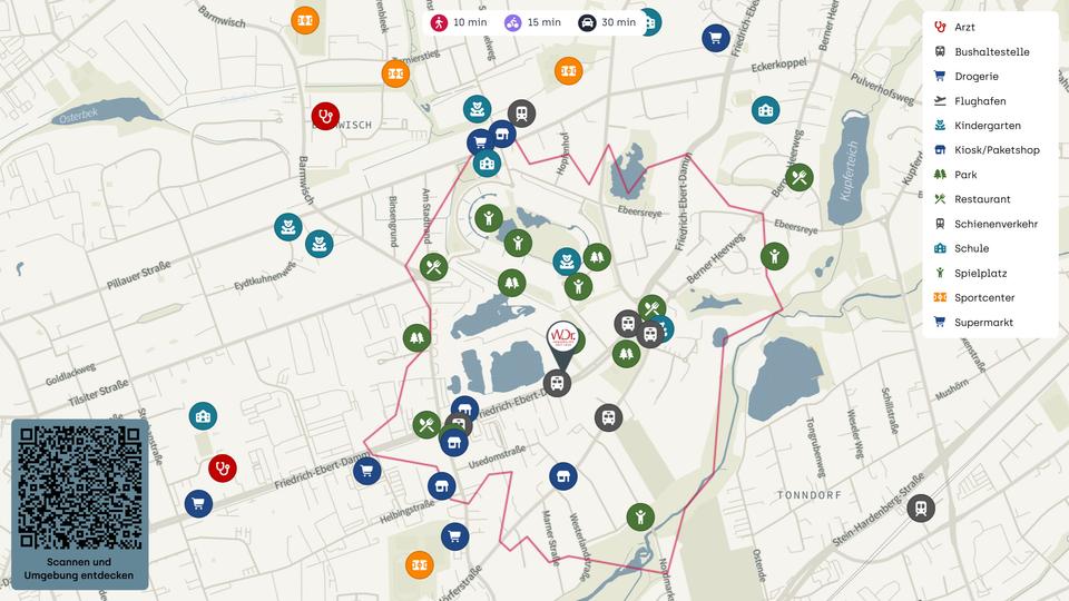 Etagenwohnung Hamburg Wandsbek - 4 Zimmer, 98 m&sup2;, 1.573&euro; | Angebot:26458297