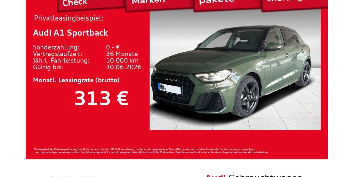 Audi A1 1.890 km 27.970 &euro; Hamburg 22419
